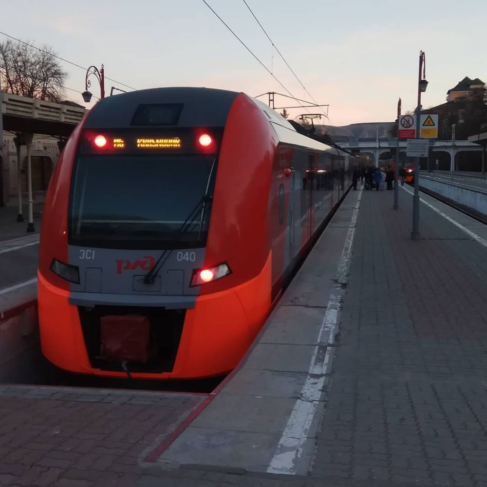 Видео как выглядят поезда